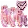 Tambaa Clip Fufu di protezione portatili maschili con cintura in vita regolabile, 3 diverse taglie di accessori per gabbia di protezione per uomini -ITHA26 (Rosa)