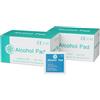 Generico Salviette disinfettanti a base di alcool isopropilico 70% dimensioni 60x30 mm confezionati singolarmente Alchol Pad (400)