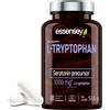 ESSENSEY - L-triptofano I 1000 mg I 90 capsule I Aminoacido essenziale I Vegetariano e senza additivi I 45 dosi giornaliere I Facile da ingoiare I test di laboratorio