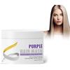 Eazerom 09 300ml Maschera per capelli viola, Maschera per la Cura dei Capelli Viola,Maschera Antigiallo Tonalizzante,No Yellow Hair mask per Capelli Biondi e Argento,