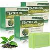 Xifyjus Sapone Antifungino, Nuovi Saponi Delicati E Naturali All'albero Del Tè, Saponette Da Bagno Biologiche for Viso E Corpo, Pulizia Profonda, Controllo Dell'olio, Bagnoschiuma Lenitivo Idratante