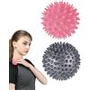 DHWEKU 2 Pezzi Palline Massaggio, massaggi dei punti trigger, Palla Massaggio Piedi, Perfette per Recupero Muscolare, Schiena, Gambe, Piedi, Mani（7CM ）