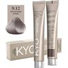KYO Colore per capelli 100ml + ossigeno 150 ml by kyo, AMMONIA FREE E PPD FREE con collagene Marino e cheratina (9.12 Biondo Chiarissimo Cenere Viola)