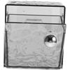 WRITWAA Organizer Trucco da Parete Coperchio a Ribalta, Scatola Porta Dischetti di Cotone Trasparente Salvaspazio, Supporto Cosmetici Multifunzionale per Bagno e Zona Beauty