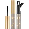 MAYEON Mascara Nero Waterproof con Piega Ciglia Integrato, Ciglia Voluminose, Anti-Sbavature, Senza Grumi, Lunga Durata, Effetto Naturale (1 Pezzo)