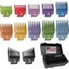 Wahl Clipper 3291-100 - Kit di organizzazione per accessori Secure-Fit™ con pettini guida colorati Color Pro, kit di 14 pezzi di alta qualità, multicolore, 3291-100
