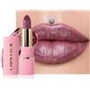 Lestpola Rossetto Glitter Metallico, Rossetto Victoria Brillante Lunga Tenuta, Lucidato Diamante Balsamo per Libro Idratante Waterproof, Altamente Pigmentato & Senza Trasferimento, Vegan Trucco per Labbra-06