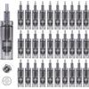 Lazzybeauty 30 Cartucce di Ricambio per Aghi a 24 Pin per la Penna per Microneedling Dr.pen Modello A7, Parti di Ricambio Originali Monouso per Cartucce per Microneedling Accessori per la Cura della Pelle