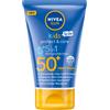 Nivea Sun NIVEA SUN Kids Protect and Care SPF 50+ To Go Lotion (50 ml), crema solare resistente all'acqua, crema solare per bambini fornisce una protezione UVB altamente efficace e UVA a 5 stelle