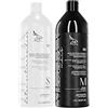 Zap Cosmetics | Me Leva Black & Detox Kit | Trattamento brasiliano alla cheratina | (2 pezzi) 1000 ml