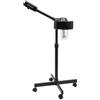 VonVVer Vapore viso sauna viso - 800 W pulitore pori macchina vapore spa macchina 680 ml 30 min umidificatore regolabile in altezza casa macchina a vapore idratante bellezza macchina per salone (nero)