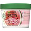 Garnier Maschera per capelli, Watermelon, maschera idratante 3 in 1, districando delicatamente i capelli fini, dona lucentezza incomparabile, fruttato, 390 ml