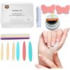 Generico Kit per Lucidare Unghie,Set Manicure Attrezzi per Lucidare Unghie - Manicure Levigante per Donne Principianti Professionisti Salon Bagno Casa