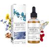 GUUZETU Olio per il corpo del feromone per donne, olio per il corpo profumato con petalo di rosa e oli di mandorle dolci, fragranza idratante, duratura, miglioramento della fiducia, (30ml)