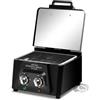 Tutto per l'Estetica Sterilizzatore a Secco 220°C Professionale per Manicure e Pedicure - Forno Sterilizzatore con 2 Manopole Analogiche, Timer 0-60 min, Camera Inox 210x150x55 mm, 300W, Facile da Usare