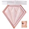 HADAVAKA Palette Di Polveri Per Evidenziare, Evidenziare, Ritagliare E Fardare 3 Usi Di Polvere Shimmer, Polvere Per Evidenziare L'ombra Del Naso, Illuminante, Chiara E Non Volante (03#)