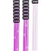 Wambere 12 extension per capelli colorati da 50 cm, clip da donna, senza cuciture, accessorio per capelli da donna, accessorio per capelli, colore viola scuro