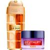 L'Oreal Paris L'Oréal Paris Le Duo Serum Siero 2in1 Anti Età Antirughe Illuminante da 30ml + Revitalift Filler Crema Giorno Trattamento Rivolumizzante Anti-Rughe SPF 50 da 50ml - Set da 2