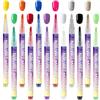 Generico Pennarello Per Smalto Per Unghie - 12 Colori Penna Per Smalto 3D,Pennarelli Per Unghie Dei Piedi Ad Asciugatura Rapida - Per Matrimonio Per Occasioni Formali Per Salon Per Manicure Per Feste Per Festi