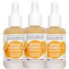 EVOLUDERM - Siero Eclat alla Vitamina C - 30 ml - 98% di origine naturale - Vegan - Fabbricazione francese - Set di 3 x 30 ml