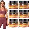 WRANBAO Crema Flash Hot Energy per 7 giorni, crema flash, creme hot sweat cremes, Advanced Hot Sweat Firming Body Creams, pelle rassodante, idratante, per pancia, vita, gambe, braccia e cosce (6 pezzi)