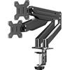 Esperanza Supporto monitor 17"/27" Esperanza Da tavolo per scrivania Nero [ERW020]