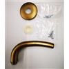SECUREMME MANIGLIA KIT PISA IN ALLUMINIO BRONZATO F4 SINGOLA PER PORTA BLINDATA Q8 ROSETTA D.55 PZ 1,