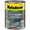 Xyladecor GardenFlairs, olio per legno impregnante effetto metallo decorativo, grafite, grigio, 1 l