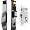 ATLION Smart Lock Con Fotocamera Serratura Biometrica Con Ingresso Senza Chiave, Serrature Intelligenti Per Porta 3d Face Smart Door Lock Con Monitor Telecamera Di Sicurezza(lock 30 * 240mm)
