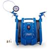 Scheppach Compressore portatile Airforce 7, 230 V, 1100 W, pressione 8 bar, 180 l/min, senza olio e mobile, raggio di lavoro di 8 m, con tubo da 4 m, cavo da 4 m, riempitore pneumatico