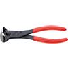 KNIPEX Tronchese per meccanica con tagliente frontale rivestiti in resina sintetica 180 mm, 68 01 180