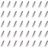 YIXISI 40 Pezzi 20x6 mm Mensole Supporto Cilindrico, Supporti Ripiani Armadio Supporto Mensole Staffe, per Mobili da Cucina