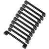 MARGUERASW maniglie per mobili da cucina nere-10 Pezzi maniglie nere per porte maniglie nere per armadio maniglia cucina nera distanza dei Fori 128mm