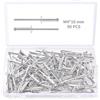 YIXISI 90 Pezzi M4x16 mm Rivetti Ciechi in Alluminio, Grande Flangia Alluminio Rivetti Ciechi, Rivetti Ciechi con Testa a Cupola, per Metallo Legno Plastica