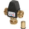 Ritzer - Miscelatore acqua industriale VTA 323, valvola termostatica, valvola di miscelazione a 3 vie (35-60 °C, raccordo a morsetto 22 mm)