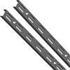 Element System - Guide da parete, 2 file, 2 pz, 4 dimensioni, 3 colori, 10001-00020, nero, 150 cm