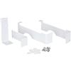 HEXIM Copriradiatore MDF & HDF - Rivestimenti decorativi per radiatori in diverse dimensioni e motivi - Coprire il riscaldatore (Supporto del rivestimento)