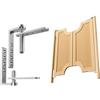 Volakebeing - Set di cerniere per porte da caffè in acciaio inossidabile a doppia azione, meccanismo per porta a battente autochiusura per porte di salone e bar, ferramenta pesante per porte da cucina