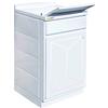 Trioplast LAVATOIO IN RESINA 45X50X90 MOBILE+VASCA+ASSE RESINA+SIFONE( IN KIT DI MONTAGGIO)