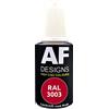 Alex Flittner Designs Pennarello a vernice RAL 3003 rosso rubino lucido 20 ml penna di riparazione acrilico vernice per ritocco riparazione legno metallo mobili bagno