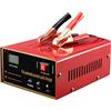 Nimomo 10A 12V/24V Auto Carica Batteria, Caricabatteria Da Auto Multi Protezioni Auto Caricabatterie Carica Batteria Moto, Completamente Automatico Caricatore Di Impulsi Intelligente per Moto,Barche, Auto