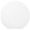iplusmile Paralume Lampadario Rotondo in Vetro Smerigliato Bianco Latte, Resistente a Rotture, Diffonde Luce Morbida per Soggiorno e Sala da Pranzo