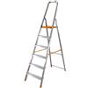 FACAL Scala domestica 7 gradini pioli in alluminio portata 150kg Eurodomus E7/N Altezza CM210