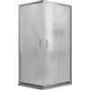 Bonussi Box Doccia Angolare 75x90 cm 2 Ante Scorrevoli in Cristallo Opaco 6mm H185 Dragor