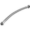 Suinga Tubo idraulico 30 cm, 3/8 Femmina - 3/8 Femmina | Tubo flessibile | Acciaio inossidabile Argento | Singolo articolo