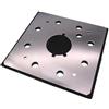 TOP-MAX Piastra abrasiva quadrata di ricambio, 14 fori, adatta per DeWalt 151280-00 151284-00SV