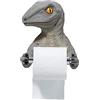 MOTT Porta rotolo di carta igienica con dinosauro 3D, creativa in resina, dispenser di carta velina per il bagno dei bambini