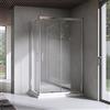 Yellowshop - EXTRA - Box doccia opaco cabina rettangolare vetro 6mm H 195 cm (Cm 75x120)