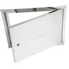 Generic SPORTELLO ACQUA ACCIAIO INOX CONTATORE MISURE COMPLETA DI CHIAVE (30X40)