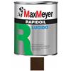 Max Meyer Rapidoil, Smalto Lucido Universale per Ferro e Legno, Resistente agli Agenti Atmosferici, Buon Potere Coprente, Multisupporto, 13-16 mq/l (Marrone Cioccolato RAL 8017, 0,375 Litri)